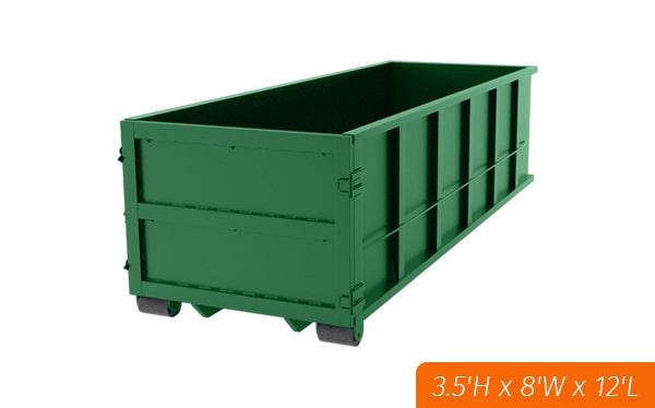 ten yard dumpsters can be used to dispose of various types of waste, including construction debris, household items, and more